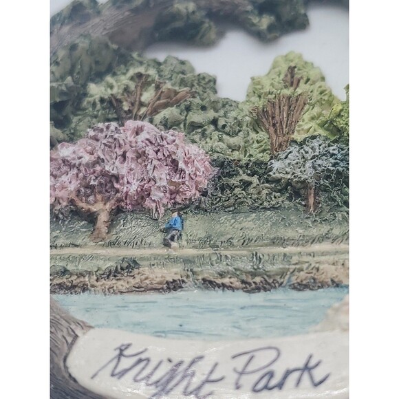 Hestia Knigt Park Christmas Ornament Collingswood NJ USA 1998 Vintage Hanging - Picture 2 of 16